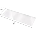 thumbnail image 2 of SSWBasics Tempered Glass Shelf - 14" W x 36" L x 3/16" - Set of 2, 2 of 7