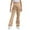 Khaki, variant on RTKFRFLM Girls Flare School Uniform Pants Classic Retro Wide Leg Trousers High Elastic Comfort School Slack for Students Daily Campus Art Performance Khaki 11-12 Years