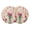 Brown, variant on Pink Tulips Round Placemats Set of 2 Rustic Floral Flowers Petals Brown Place Mats Indoor Woven Table Mats Washable Heat-Resistance Braided Dining Table Placemats for Kitchen Party Decor 15 Inch