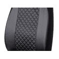 thumbnail image 5 of Auto Drive 2Piece High Back Car Seat Covers PU Leather Quilted Black - Universal Fit, SC0985, 5 of 9