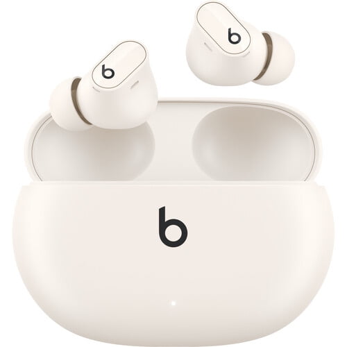Refurbished (Excellent) - Apple MQLJ3LL/A Beats Studio Buds+ Noise Cancelling Earbuds - Ivory