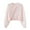 Pink, variant on XuJwPNcy Cardigan for Girls Children Long Sleeve Solid Button Open Front Cropped Knit Sweater Tops Fall
