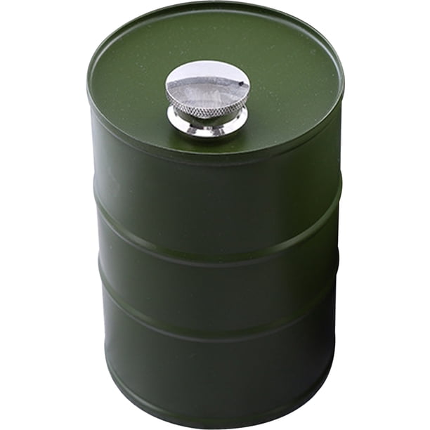 Barril de vino Barrel matador de acero inoxidable forma de tambor de gasolina recipiente para matrac