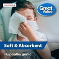 thumbnail image 4 of Great Value, Facial Tissues, 6 Flat Boxes, 126 Tissues per Box, 2Ply, 756 Tissues in total, 4 of 5