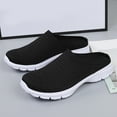 thumbnail image 7 of Hessimy Womens Clipper Mule Classic Slip On Sneakers Shoes Casual (Black,13), 7 of 7