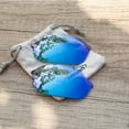 thumbnail image 4 of Walleva Ice Blue Polarized Replacement Lenses for Smith Optics Parallel Sunglasses, 4 of 6