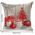 thumbnail image 2 of Billuyoard Funda de cojín de Navidad, decoración navideña para el hogar, sofá decorativo, funda de almohada, asiento, coche, decoración del hogar, Decoración del hogar YMD116-5 Billuyoard HA001499-05, 2 of 6