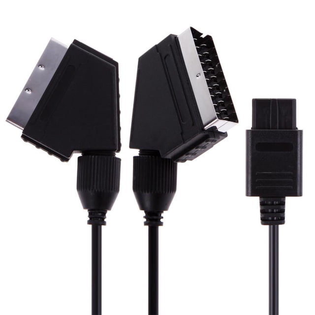 Nintendo SNES N64 A TV Video Scart Cable Gamecube y Consola /V RGB FLhrweasw Nuevo