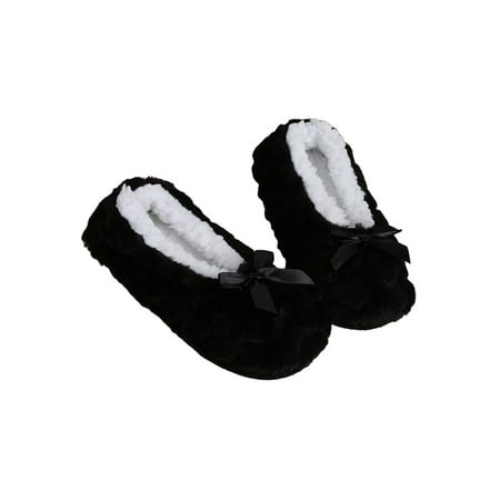 

Ferndule Winter Women Warm Home Indoor Slippers Soft Plush Slippers Non-slip Floor Shoes Size 4-14