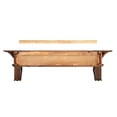 thumbnail image 4 of Pearl Mantels Devonshire Traditional Premium Wood Mantel Shelf, Lightly Distressed Cherry Finish, 60"L & 9"D, Versatile Hanging Choices, with or without Corbels (Included), 4 of 6