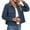 Blue women's blazer jacket for work a1, variant on Women's Fall Winter Blazer Jackets Long Sleeve Button Down Collared Open Front Solid Casual Office Work Tops Trendy Outerwear, Orange 2XL