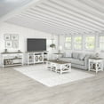 thumbnail image 3 of Bush Furniture Key West End Table, Pure White & Shiplap Gray, 3 of 8