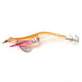 thumbnail image 1 of 50uds. Señuelo de pesca camarón LED electrónico calamar anzuelo aparejo naranja, 1 of 3