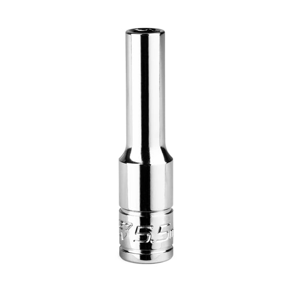 Capri Tools 5.5 mm Deep Socket,1/4-Inch Drive, 6-Point, Metric