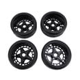 thumbnail image 3 of 4PCS RC Rally Tires, 17mm Plastic 1/8 RC Car Wheel Tyres, Rugged Strength and Durability, for On Road and Off Road, 3 of 7