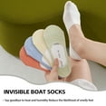 thumbnail image 2 of No Show Socks Women, Ultra Thin Mesh Breathable Fabric Invisible Non-Slip Socks, 6Pairs, 2 of 6