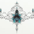 thumbnail image 3 of NOMADIC NOOK Realistic Collarbone Temporary Tatto 2 Pcs Blue, 3 of 5