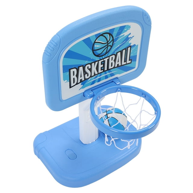 Panier de Basket pour Piscine, Hauteur Réglable Résistant aux UV Ensemble de Jeu de Basket pour Piscine Interactif Attrayant avec 2 Ballons Pompe pour Extérieur pour Filles