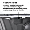 thumbnail image 3 of PIT66 Headlights, Fit for 09-18 Dodge Ram 1500/10-18 Ram 2500 3500/11-18 Ram 4500 5500, (Only Fits for Quad Headlamps Models), Clear lens Chrome Housing Amber Reflector, 3 of 9