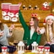 thumbnail image 4 of Vasos de papel desechables con diseño de Papá Noel rojo y copos de nieve - Vasos duraderos para todo tipo de bebidas y uso diario (16 unidades), 4 of 5