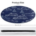 thumbnail image 2 of Christmas Train Cedar Tree Round Rugs -Washable Non-Slip Small Round Area Rug Throw Soft Circle Rugs for Bedroom, Modern Print Indoor Carpet for Entryway Sofa Living Room, 2 of 7