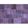 thumbnail image 1 of Ahgly Company Indoor Rectangle Patchwork Blue Transitional Area Rugs, 7' x 10', 1 of 4