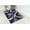 Purple/Black, variant on Premium 3D Hand Carved Modern 8X10 8X11 Rug Contemporary 327 Turquoise Blue