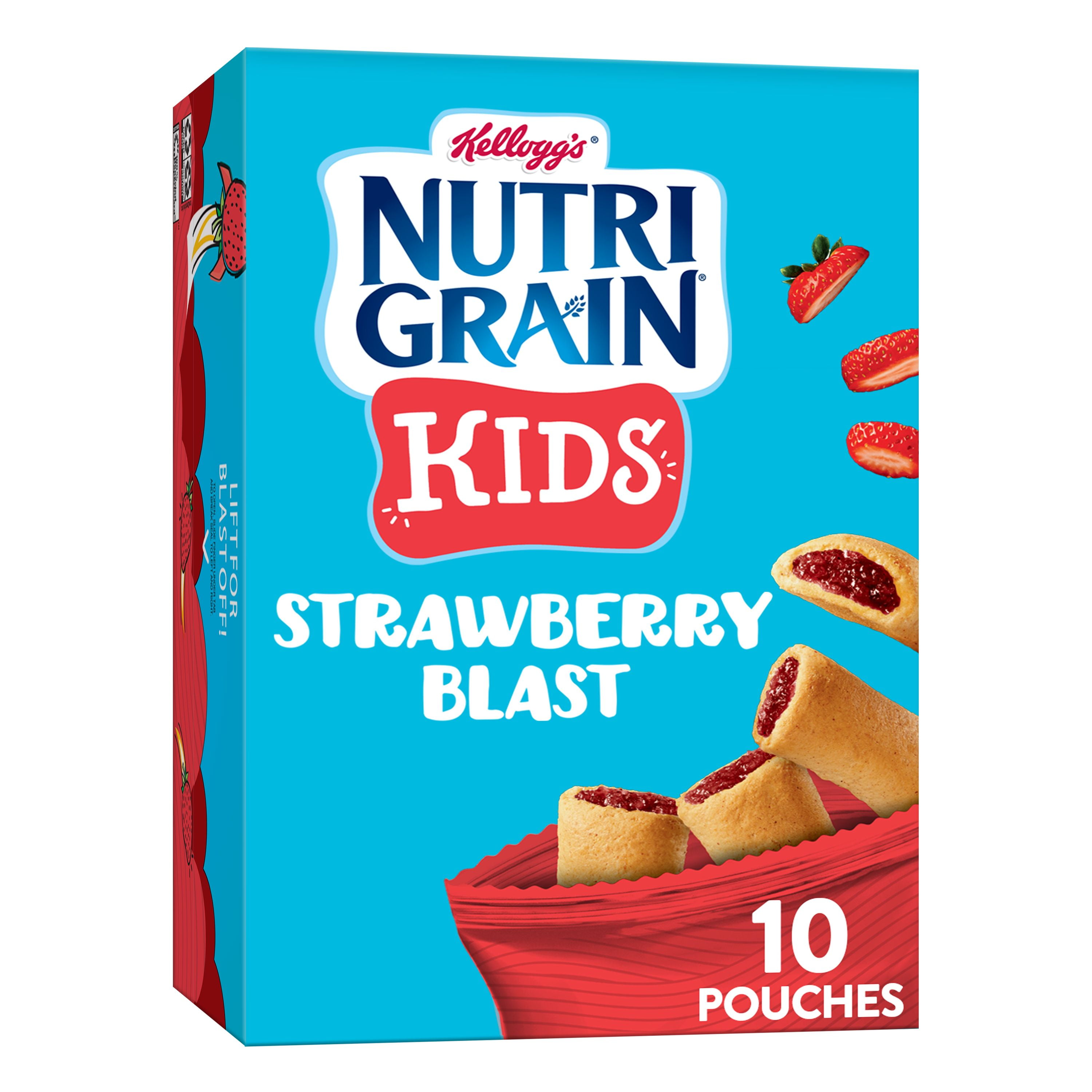 NutriGrain Bites Mini Breakfast Bars, Made with Real Fruit and Whole