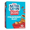 Kellogg's Nutri-Grain Kids Soft Baked Mini Bars, Strawberry Blast, Lunch Box Snacks, 10ct 13oz pack of 2