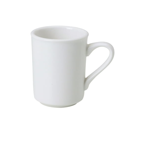 Yanco PS-8-S 8 oz Porcelain Sierra Mug, Bone White - 3.25 in. - Pack of 36