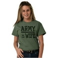 thumbnail image 4 of US Army Wife Military Soldier Pride Women's Graphic T Shirt Tees Brisco Brands S, 4 of 6