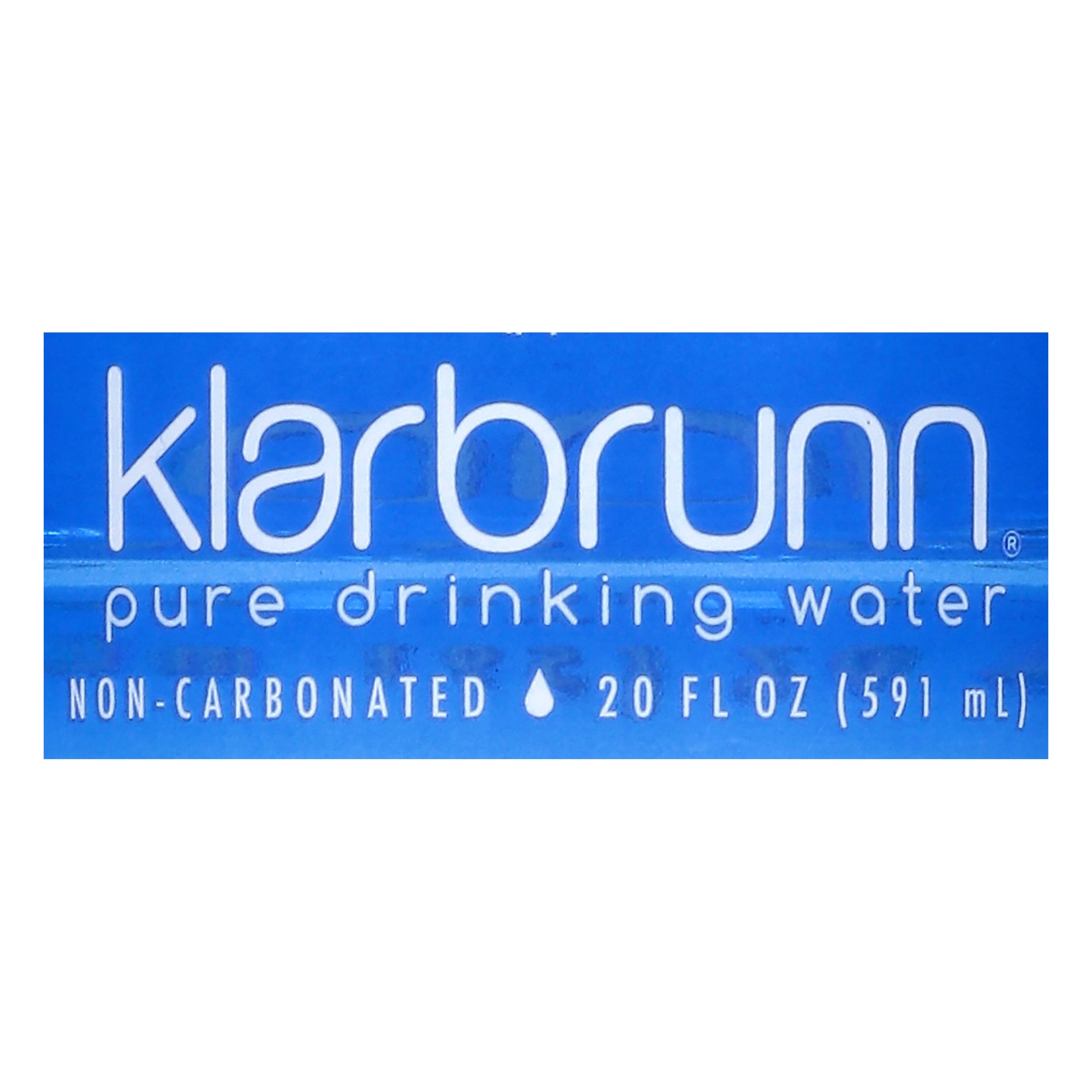 Klarbrunn Water, 20 Fl. Oz.