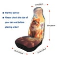 thumbnail image 4 of Sikiie Cute Cloud Pomeranian Car Seat Protector 2 Pack Car Seat Cushion Mat, Car Seat Covers for SUV, Truck, Van, 4 of 7