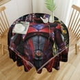 thumbnail image 3 of Power Rangers Round Tablecloth Print Decorative Table Cover Washable Table Cloths for Dining Party Picnic 50x50in, 3 of 8