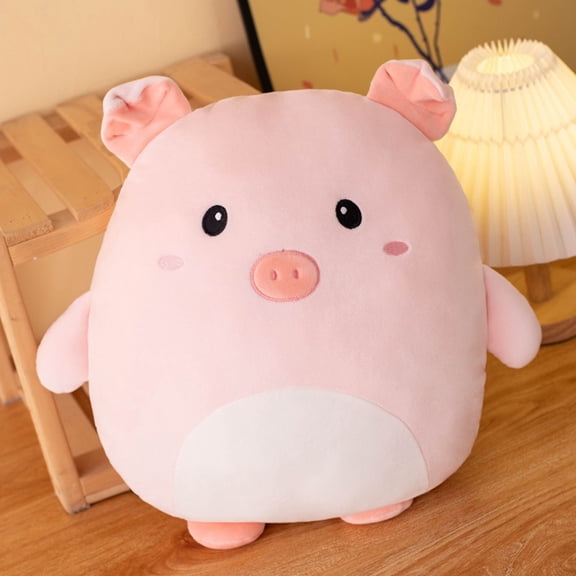 Cute Cartoon Plush Pillow Soft Stuffed Animal Cushion for Bed Sofa Washable Toy for Kids Adults Gift