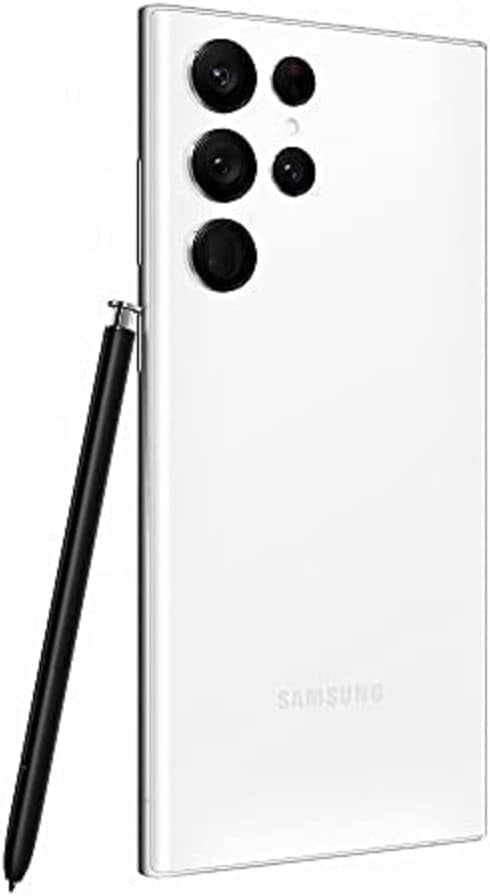 海外版 Galaxy S22 Ultra 512GB ホワイト 訳アリ Samsung Galaxy S22 Ultra Note Android, 5G, 512GB, Unlocked Phone