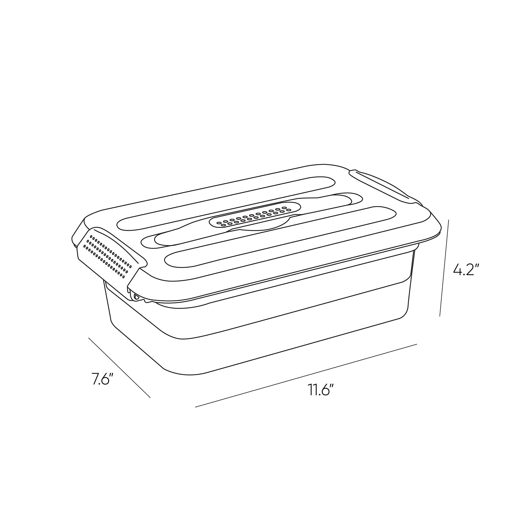 Pen+Gear Latchmate Plastic Storage … curated on LTK