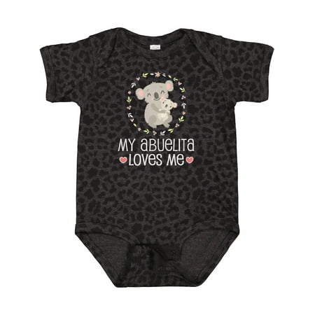 

Inktastic My Abuelita Loves Me Girls Gift Baby Girl Bodysuit