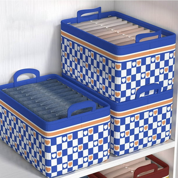 Xihbxyly Bolsas para Guardar Ropa, Organizadores Plegables de Gran Capacidad, Asas Reforzadas, Tela Suave, Almacenamiento Versátil para Mantas, Edredones, Dormitorio, Juego de 3 Tamaños, 35 X 25 X 20