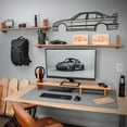 thumbnail image 3 of LaModaHome E36 M3 SEDAN WITH SPOILER Metal Silhouette Wall Art, 3 of 5