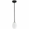 thumbnail image 2 of Access Lighting  Brandy FireBird Bronze Rod Pendant with White Firebird Shade, 2 of 6