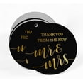 thumbnail image 2 of Inkdotpot Thank You From The New Wedding Bottle Tag Real Gold Foil Favor Hang Tags Pack Of 50, 2 of 6
