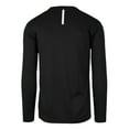 thumbnail image 2 of Men's Moisture Wicking Long Sleeve Performance Crew Neck Tagless Tee (Sizes, S-2XL), 2 of 5