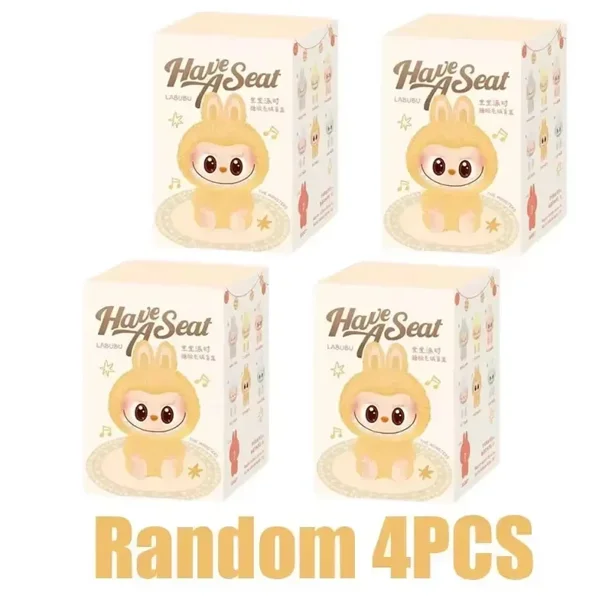 Para Labubu, caja ciega emocionante, figuras de acción de Anime, bonita caja misteriosa, muñeca de Pvc y adornos para pasatiempos, muñeco con cara de vinilo de monstruos