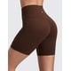 thumbnail image 2 of Shorts CRZ YOGA Butterluxe Cintura Alta 15 cm Marrón M, 2 of 5