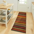 thumbnail image 7 of Mohawk Home Boho Stripe Multi Low Pile Non-Slip Stain/Fade Resistant Indoor Area Rug, 2' x 8', 7 of 7