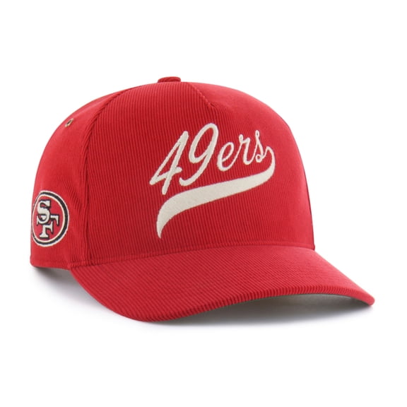 Men's '47  Scarlet San Francisco 49ers Golden Age Corduroy Hitch Adjustable Hat