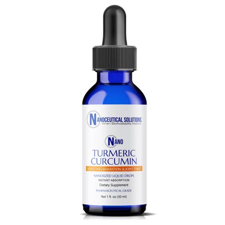 NANO TURMERIC CURCUMIN, highly bioavailable nano particles, rapid absorption, organic vegan non-GMO Curcuma Longa, supports joints, heart, prostate health, easy to use, 30 servings.