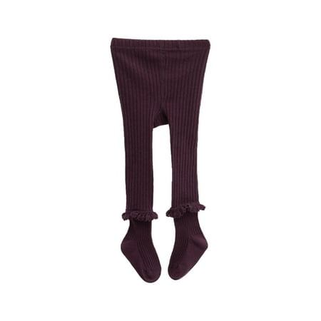 

HBYJLZYG Tights Footed Leggings Seamless Cable Knit Cotton Stockings 2-9 Years Young Girls Versatile Safety Pants Tights Warm Soft Durable Tights Clothes