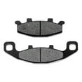 thumbnail image 1 of KMG Rear Brake Pads Compatible with 1990-1993 Kawasaki ZX600 ZX6 - Non-Metallic Organic NAO Brake Pads Set, 1 of 4